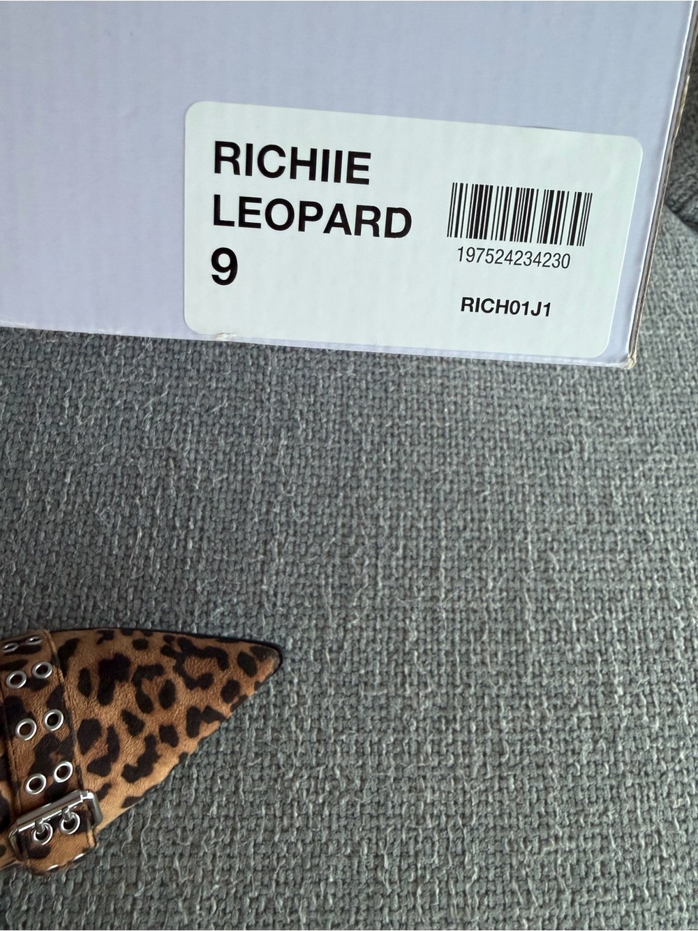 Madden Girl Richie Leopard Pointed Toe Kitten Heel Booties 9 BNIB - Picture 7 of 16